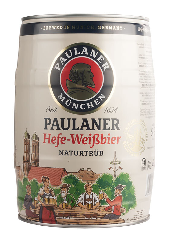 Paulaner Hefe-Weißbier Naturtrüb 5,5% 5L